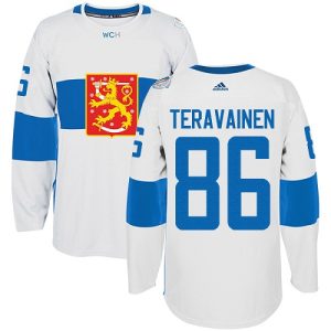 Herren Team Finland #86 Teuvo Teravainen Authentic Weiß Heim 2016 World Cup